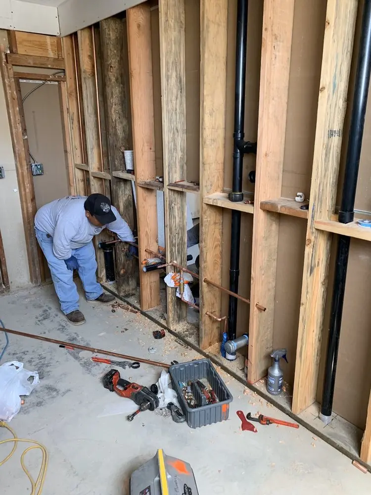 Commercial rough-in plumbing for Water Heater Replacement in Timberbend